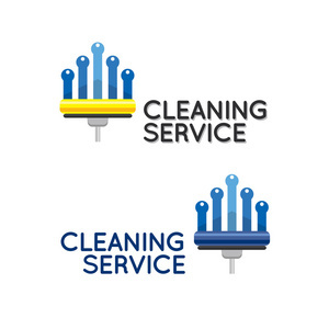 潔凈之窗 清潔公司圖標集如何詮釋專業清洗與保潔服務